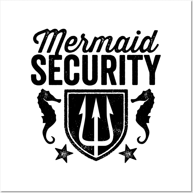 Mermaid Security Wall Art by DetourShirts